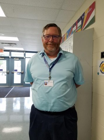 History teacher Phillip Strickland loves classic rock–and teaching