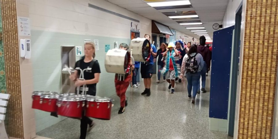 New Era and New Traditions: The Marching Band Marches Through the Halls