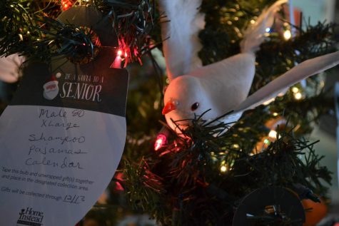 Ms. Baker Spends Saturday Setting up “Be a Santa to a Senior”