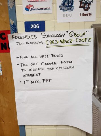 Forensic Speech Team Begins at Kempsville