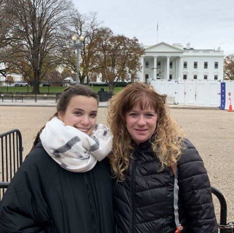 Marina and her host mother in Washington D.C.
