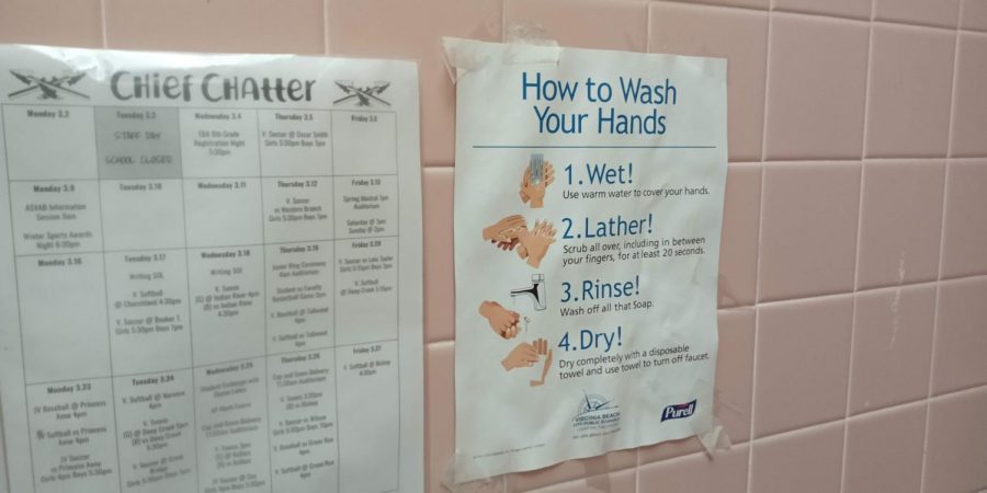 “Handwashing and staying away from people who are sick or coughing will definitely help,” said Martha Ward, Kempsville’s nurse. “If anything, soap and water will do more than hand sanitizer.” 