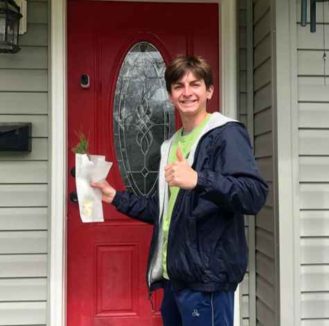 Evan Nied promotes no-contact doorstep seedling drop-offs on the Planting Shade Instagram.
