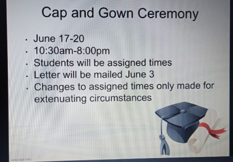 Senior Meeting Details Graduation(s) for the Class of 2020