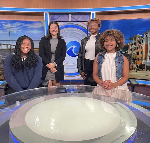 New Media and Broadcasting Class Makes a Splash at Wavy News 10